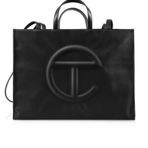 Large black Telfar Shopper